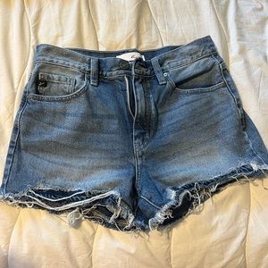 Denim shorts